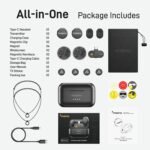 Purchase MAONO Lavalier Microphone for iPhone/Android/PC, USB-C Wi-fi Mini Mic with 48KHz/24Bit, 300m Vary, Noise Discount, Plug-and-Play, 30H Battery Lapel Mic for Video Report, Vlog, Streaming-Wave T5 - Greatest Value India | AskMeFlash - Image 7