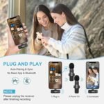 Purchase DEGNO Wi-fi lavalier microphone for youtubers with Kind C Android nd IOSiphone assist YouTube mic omnidirectional mic with noise discount - Greatest Value India | AskMeFlash - Image 3