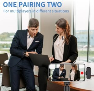 Purchase Skypearll Wi-fi Microphone, Noise Discount Lapel Mic with Charging Case, Wi-fi Mic for Video Recording, YouTube, Fb, Help System for Kind C iPhone & Android with Adapter Included. - Greatest Worth India | AskMeFlash - Image 4
