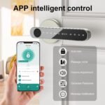 Purchase Fingerprint Door Lock,Good Door knob,Biometric Door Lock,with passcode keypad Fobs keyless Entry Door Deal with，for Bed room Residence Lodge Workplace House (Champagne Gold with APP) - Finest Worth India | AskMeFlash - Image 5