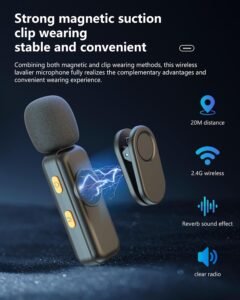Purchase J21 Wi-fi USB-C Collar Microphone | Twin Mic with Noise Discount for Vlog & Video Recording – Greatest Value India | AskMeFlash