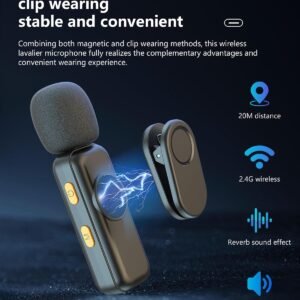 Purchase J21 Wi-fi USB-C Collar Microphone | Twin Mic with Noise Discount for Vlog & Video Recording – Greatest Value India | AskMeFlash