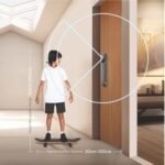 Purchase Viso Biometric Good Door Lock with Inbuilt WiFi and 8-Means Unlocking, 3D Face Scan, Fingerprint, Otp, Pin, Cellular App, RFID Card and Guide Key - Matt Black - Finest Value India | AskMeFlash - Image 3