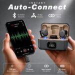 Purchase Fireshell Q8 Wi-fi Lavalier Microphone for iPhone, Android, Digital camera & Laptop computer | Twin Wi-fi Collar Mic with Charging Case, AI Noise Cancellation, Plug & Play for YouTube, Podcast & Vlogging - Finest Value India | AskMeFlash - Image 3