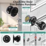 Purchase GeekTale Door Knob with Keypad, Sensible Door Knob with Lock, App | Door Knobs for bedrooms, Doorknob with code, Biometric Door Lock with Keypad, App Management, for Bed room, Dwelling, Resort, Workplace - Greatest Worth India | AskMeFlash - Image 6