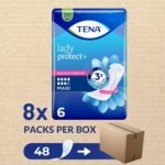 Purchase TENA Girl Shield+ Maxi Pad Fashion | Incontinence Girl Pads | Upto 12 Hrs Dryness | Triple Safety from leaks,odour and moisture | Dermatologically Examined |Size 37.7 cm | 6 Items × 8 | 48 Items - Greatest Value India | AskMeFlash - Image 2