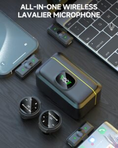 Purchase 2 Pack Wi-fi Lavalier Microphone for iPhone 15, Android, USB C, ipad with Adapter Included, Noise Cancellation Mini Lapel Mic for YouTube, Recording, Vlog, Fb Dwell Streaming - Greatest Worth India | AskMeFlash - Image 9