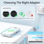 Purchase GIANAC 15 Watt Wi-fi Charger Magnetic Appropriate with iPhone 17/16/15/14/13/12 Collection,15W Magazine Protected Quick Charging Pad for Air pods 3/2/Professional - Greatest Value India | AskMeFlash - Image 3