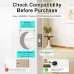 Purchase JO.KO Fingerprint Door Lock, Biometric Door Lock with App Management & Key, Good Door Lock for Bed room, Entry Door, Keyless Finger Print Door Knob with Thumb Print Black - Finest Worth India | AskMeFlash - Image 6
