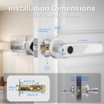Purchase Fingerprint Door Lock,Good Door knob,biometric Door Lock,with passcode keypad Fobs keyless Entry Door Deal with，for Bed room Residence Lodge Workplace Condominium (Silver) - Greatest Value India | AskMeFlash - Image 6