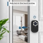 Purchase Good Fingerprint Door Lock, Keyless Entry Biometric Deadbolt for Entrance Door, 3-in-1 Entry with Keypad, Mechanical Key & 0.3s Contact Unlock, Straightforward DIY Set up,Matte Black - Finest Worth India | AskMeFlash - Image 6