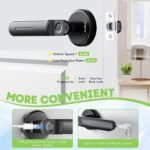Purchase Fingerprint Door Lock with APP,Fingerprint Door Knob,Door Knob Keyless Entry Door Lock for House,Bed room,Workplace,Condo - Greatest Worth India | AskMeFlash - Image 4