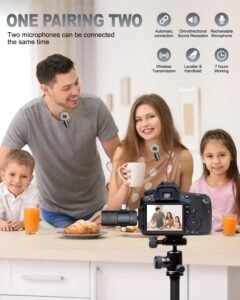 Purchase PQRQP 3-in-1 Wi-fi Lavalier Microphone for iPhone, Android & Digicam | Mini Mic for Recording, YouTube, TikTok, Stay Streaming | Crystal-Clear Sound High quality - Greatest Value India | AskMeFlash - Image 4