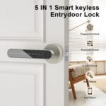 Purchase Fingerprint Door Lock,Good Door knob,Biometric Door Lock,with passcode keypad Fobs keyless Entry Door Deal with，for Bed room Residence Lodge Workplace House (Champagne Gold with APP) - Finest Worth India | AskMeFlash - Image 3