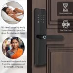 Purchase Fiori Biometric Sensible Door Lock | 7-Methods of Unlocking | Fingerprint | Cell App | OTP | Pin | Time Primarily based Passcode |RFID Card | Handbook Keys | End Matt Black - Finest Worth India | AskMeFlash - Image 7