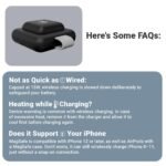 Purchase Zebronics 3 in 1 Wi-fi Foldable Charging Pad, 23W Output, MagSafe Suitable, Quick Charging, Constructed-in Safety, FOD, 1m Sort-C Cable, for iPhone 16/15/14/13/12 Collection (MagBoost 20, Matt Black) - Finest Value India | AskMeFlash - Image 5