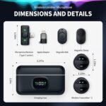 Purchase Wi-fi Lavalier Microphone for iPhone/Android, Mini Lapel Microphone for YouTube, Video Recording, Vlog, Reside Streaming - (1 Set) - Finest Worth India | AskMeFlash - Image 2