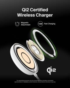 Purchase Belkin Qi2 Magnetic Wi-fi Charging Pad 15W with Pop-Up Stand | MagSafe-Suitable Qi2 Licensed Wi-fi Charger for iPhone 16, 15, 14, 13, Samsung Galaxy S25, S24, AirPods | White - Finest Worth India | AskMeFlash - Image 7