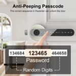 Purchase Fingerprint Door Lock,Good Door knob,Biometric Door Lock,with passcode keypad Fobs keyless Entry Door Deal with，for Bed room Residence Lodge Workplace House (Champagne Gold with APP) - Finest Worth India | AskMeFlash - Image 4