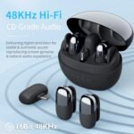 Purchase 2pcs Lavalier Wi-fi Microphone for USB C, Wi-fi Microphone with Noise Cancellation for Video Recording, Sport Reside Streaming, Interviews, YouTube, TikTok, Vlog - Finest Worth India | AskMeFlash - Image 3