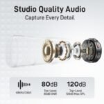 Purchase MAONO Lavalier Microphone for iPhone/Android/PC, USB-C Wi-fi Mini Mic with 48KHz/24Bit, 300m Vary, Noise Discount, Plug-and-Play, 30H Battery Lapel Mic for Video Report, Vlog, Streaming-Wave T5 - Greatest Value India | AskMeFlash - Image 2