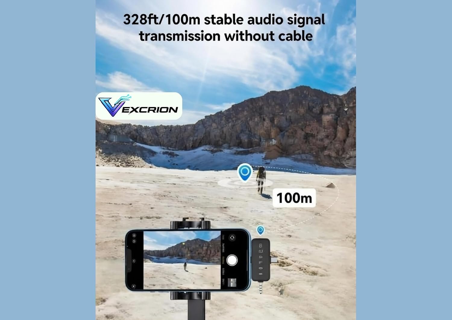 Purchase Wi-fi Lavalier Microphone with Twin Transmitters, USB Sort-C & 3.5mm Receiver, ENC Noise Discount, Clip-On Mic for Android Recording - Greatest Value India | AskMeFlash - Image 5