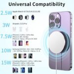 Purchase GIANAC 15 Watt Wi-fi Charger Magnetic Appropriate with iPhone 17/16/15/14/13/12 Collection,15W Magazine Protected Quick Charging Pad for Air pods 3/2/Professional - Greatest Value India | AskMeFlash - Image 7