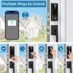 Purchase BEBASIA Sensible Door Lock with Deal with Set, Heavy Responsibility Biometric Fingerprint Lock, Keyless Entry, Black - Finest Worth India | AskMeFlash - Image 3