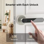 Purchase Fingerprint Door Lock,Good Door knob,Biometric Door Lock,with passcode keypad Fobs keyless Entry Door Deal with，for Bed room Residence Lodge Workplace House (Champagne Gold with APP) - Finest Worth India | AskMeFlash - Image 2