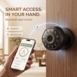 Purchase Golens Aura Compact Good Fingerprint Door Lock with Bluetooth App Entry, RFID Card, PIN & Mechanical Key Unlock, Minimal Keyless Digital Deadbolt for Wood & Metal Doorways, Matches 35-60mm Thickness - Finest Worth India | AskMeFlash - Image 7