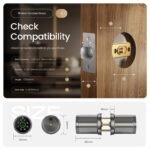 Purchase Leydebong Good Fingerprint Door Lock, Keypad Door Knob with Auto Lock | Keyless Entry Digital Lock with Code, App Management, Backup Keys for Inside, Exterior & Bed room Door - Straightforward Set up - Finest Value India | AskMeFlash - Image 6