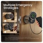 Purchase Leydebong Good Fingerprint Door Lock, Keypad Door Knob with Auto Lock | Keyless Entry Digital Lock with Code, App Management, Backup Keys for Inside, Exterior & Bed room Door - Straightforward Set up - Finest Value India | AskMeFlash - Image 8
