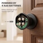 Purchase Golens Aura Compact Good Fingerprint Door Lock with Bluetooth App Entry, RFID Card, PIN & Mechanical Key Unlock, Minimal Keyless Digital Deadbolt for Wood & Metal Doorways, Matches 35-60mm Thickness - Finest Worth India | AskMeFlash - Image 6