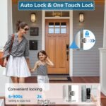 Purchase BEBASIA Sensible Door Lock with Deal with Set, Heavy Responsibility Biometric Fingerprint Lock, Keyless Entry, Black - Finest Worth India | AskMeFlash - Image 6