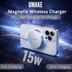 Purchase Umake 15W Magnetic Wi-fi Quick Charger, Charging Pad, Slim & Moveable, BIS Licensed, Suitable with iPhone 16/15/14/13 Sequence & Android Units - Greatest Worth India | AskMeFlash - Image 2