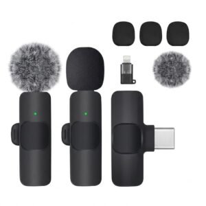 Purchase Wi-fi Lavalier Microphone 2 in 1 Mini Clip On Mic – Greatest Worth India | AskMeFlash