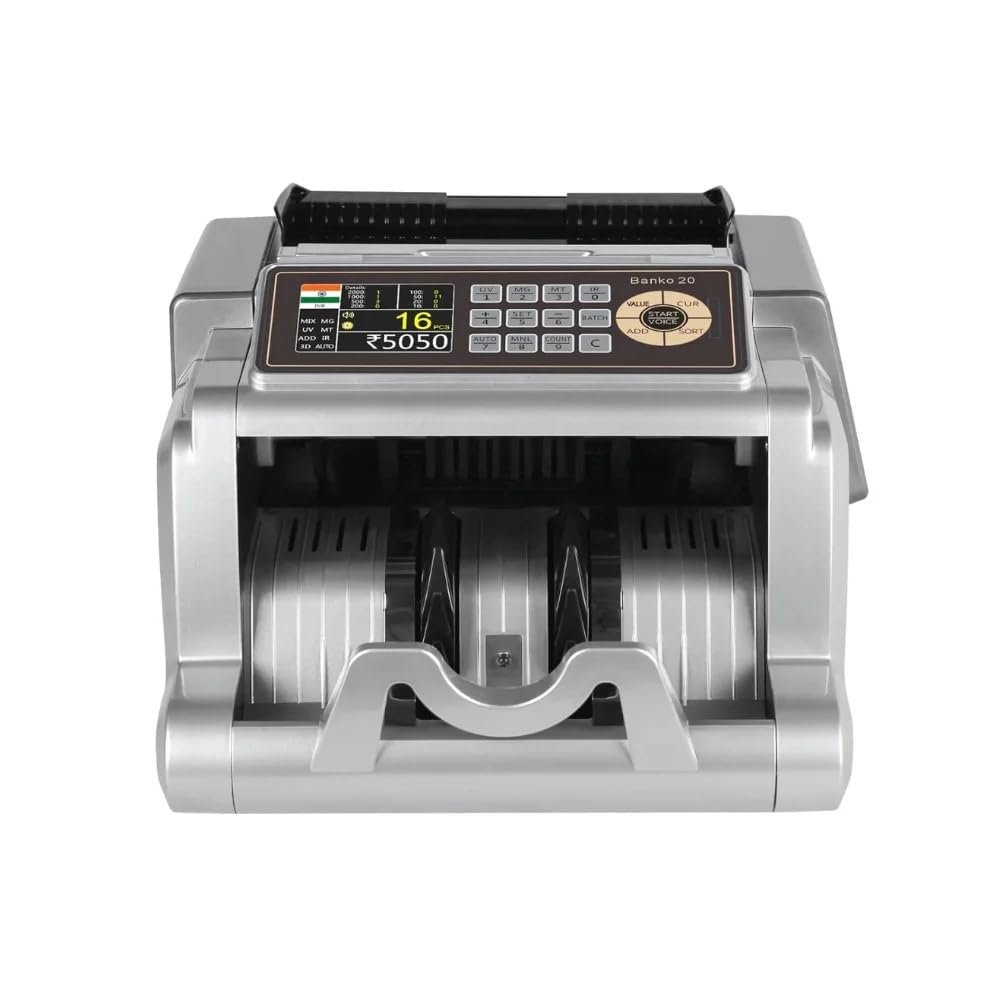 Purchase swaggers Combine Worth Notice Counting Machine with Triple Show and Superior Pretend Notice Detection-Suitable for All New Notes| Add, Batch & Kind| Utilized in Banks, Motels, Hospitals, Jewelry Retailers and so forth – Finest Value India | AskMeFlash