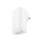 Purchase Belkin 67W (25W+20W+20W) 3-Port USB -C Wall Charger with PPS |Quick Charging Charger for iPhone 17, MacBook Professional, AirPods, Samsung Galaxy S25, Google Pixel 10, | 2 Years Guarantee, White – Finest Worth India | AskMeFlash