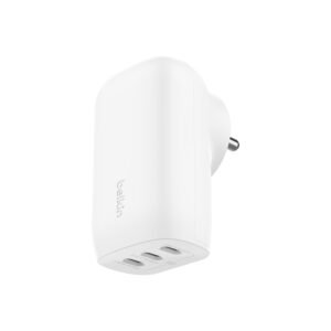 Purchase Belkin 67W (25W+20W+20W) 3-Port USB -C Wall Charger with PPS |Quick Charging Charger for iPhone 17, MacBook Professional, AirPods, Samsung Galaxy S25, Google Pixel 10, | 2 Years Guarantee, White – Finest Worth India | AskMeFlash
