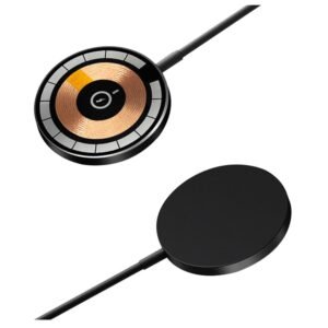 Purchase GADGET GEAR Magnetic Wi-fi Charger | 15W Quick Charging Round Pad | Quick iPhone Magsafe Charger Appropriate with iPhone Sequence (Black) – Finest Value India | AskMeFlash