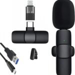 Purchase Wi-fi Lavalier Lapel Microphone for iPhone iPad,Mini Recording Cellphone Mic for Reside Stream,for Video Recording,Interview,TikTok,Fb Reside,YouTube (Sort C Single Mic Set) – Greatest Value India | AskMeFlash