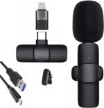 Purchase Wi-fi Lavalier Lapel Microphone for iPhone iPad,Mini Recording Cellphone Mic for Reside Stream,for Video Recording,Interview,TikTok,Fb Reside,YouTube (Sort C Single Mic Set) – Greatest Value India | AskMeFlash