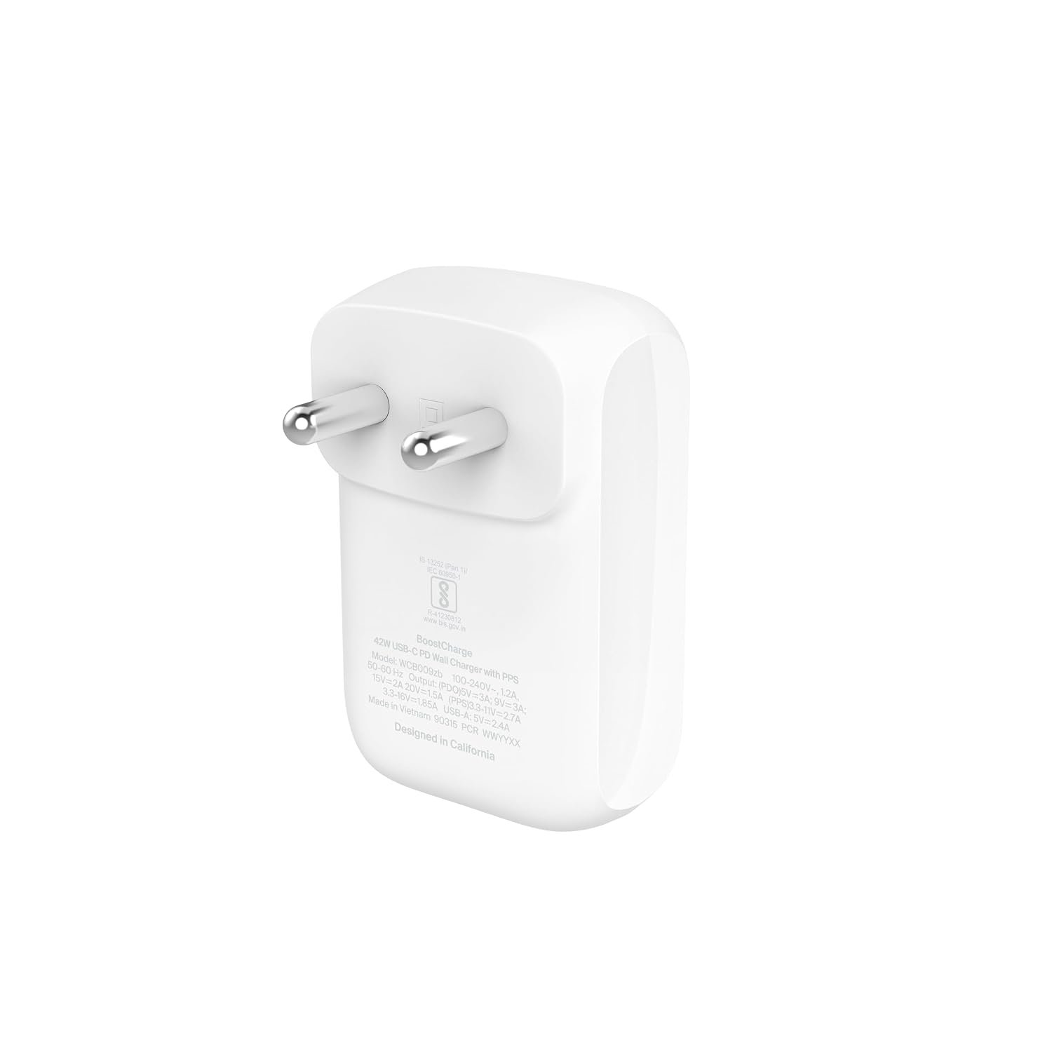 Purchase Belkin 42W (30W + 12W) Two Ports Wall Charger | USB - C + A Charger | Quick Charging for Samsung Galaxy S25, Apple iPhone 17, Air, Professional, Professional Max, iPad, Google Pixel 10, AirPods | 2 Years Guarantee - Greatest Worth India | AskMeFlash - Image 6