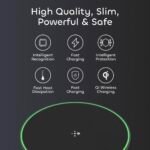 Purchase Quick Wi-fi Charger 15W - Qi-Licensed, Common Charging Pad, Appropriate with iPhone and Samsung, and Qi-Licensed Telephones - Slim Design, Overcharge Safety - Desk Telephone Charger - Finest Worth India | AskMeFlash - Image 3