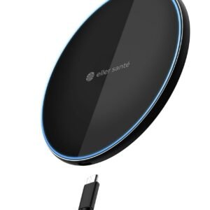 Purchase eller santé® 15W Wi-fi Charger Oxford Quick Charging Pad PD Qi-Licensed Kind C Cable for 17/17 Air/17 Professional/17 Professional Max, iPhone 16/16 Plus/16 Professional/Max, iPhone 15/14/13/12/11 Sequence- Black – Greatest Worth India | AskMeFlash