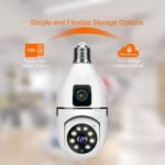Purchase Maizic Smarthome Supercams 4MP WiFi Wi-fi Bulb Cam 2-in-1 Twin Lens Bulb Digicam Dwell View, Bullet+PTZ Management, Two Approach Audio,Shade Evening Imaginative and prescient, AI Human Detection for Indoor Digicam (Twin Digicam) - Finest Value India | AskMeFlash - Image 5