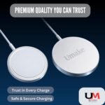 Purchase Umake 15W Wi-fi Charging Pad with MagSafe Compatibility, Quick Wi-fi Charger Suitable with iPhone 16/15/14 Collection & AirPods – Premium Design (BIS Licensed) - Greatest Value India | AskMeFlash - Image 6