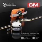 Purchase GM G+ Arc Qi2 3-in-1 Wi-fi Charger | 15W Quick Cost iPhone 12 and Above, All Apple Watch & AirPods Sequence, | 90cm Constructed-in Retractable Cable | Pocket-Pleasant Foldable Stand (Shiny Black) - Greatest Value India | AskMeFlash - Image 6