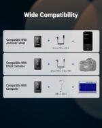 Purchase Neewer CM28 PRO Wi-fi Lavalier Lapel Microphone System with Charging Case 48KHz 16 Bit Uncompressed Audio Noise Canceling 4GB Storage 9Hrs Recording Suitable with iPhone iPad Android Digicam PC - Finest Worth India | AskMeFlash - Image 7