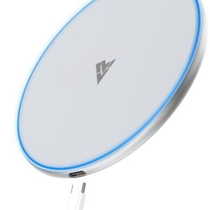 Purchase Vaku Luxos® 15W Wi-fi Charger Albany Sequence Quick Charging Pad PD Qi-Licensed with Kind C Cable for iPhone 15/15 Plus/15 Professional/15 Professional Max, iPhone 14/14 Plus/14 Professional/Max, iPhone 13/12/11 Sequence- White – Greatest Value India | AskMeFlash